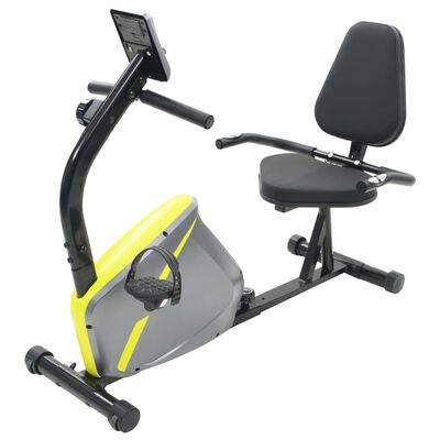 FASA Ligfiets hometrainer magnetisch met hartslagmeter